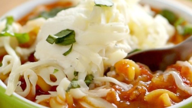 Lasagna Soup