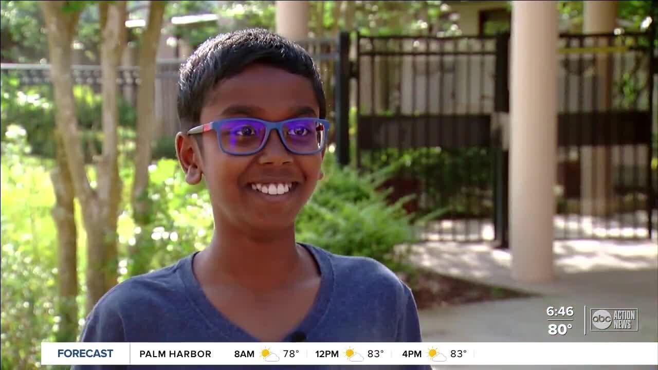 10-year-old Tampa Bay area boy in Scripps National Spelling Bee