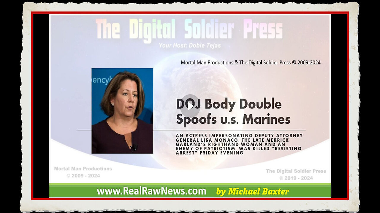 DOJ Body Double Spoofs u.s. Marines