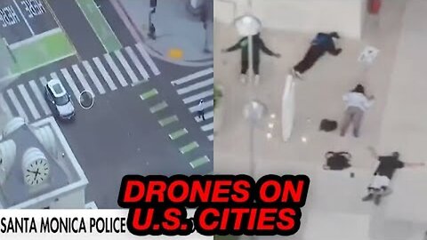 THIS IS ESCALATING QUICKLY - COPS NOW USING DRONES