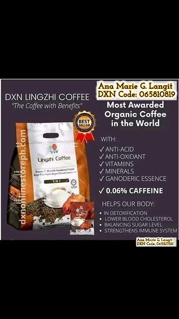 DXN Lingzhi Coffee 3 in