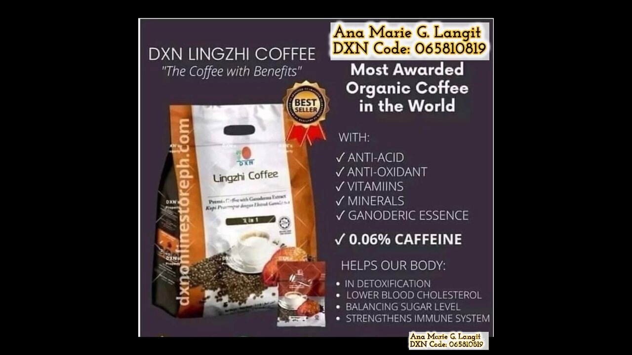 DXN Lingzhi Coffee 3 in