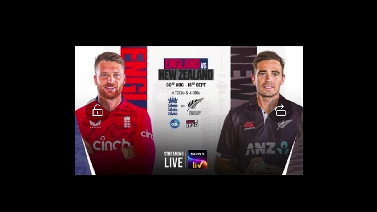 England vs New Zealand 2nd odi ist innings