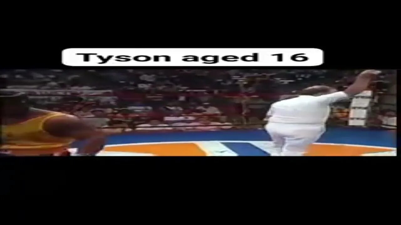 Mike Tyson boxing at sixteen