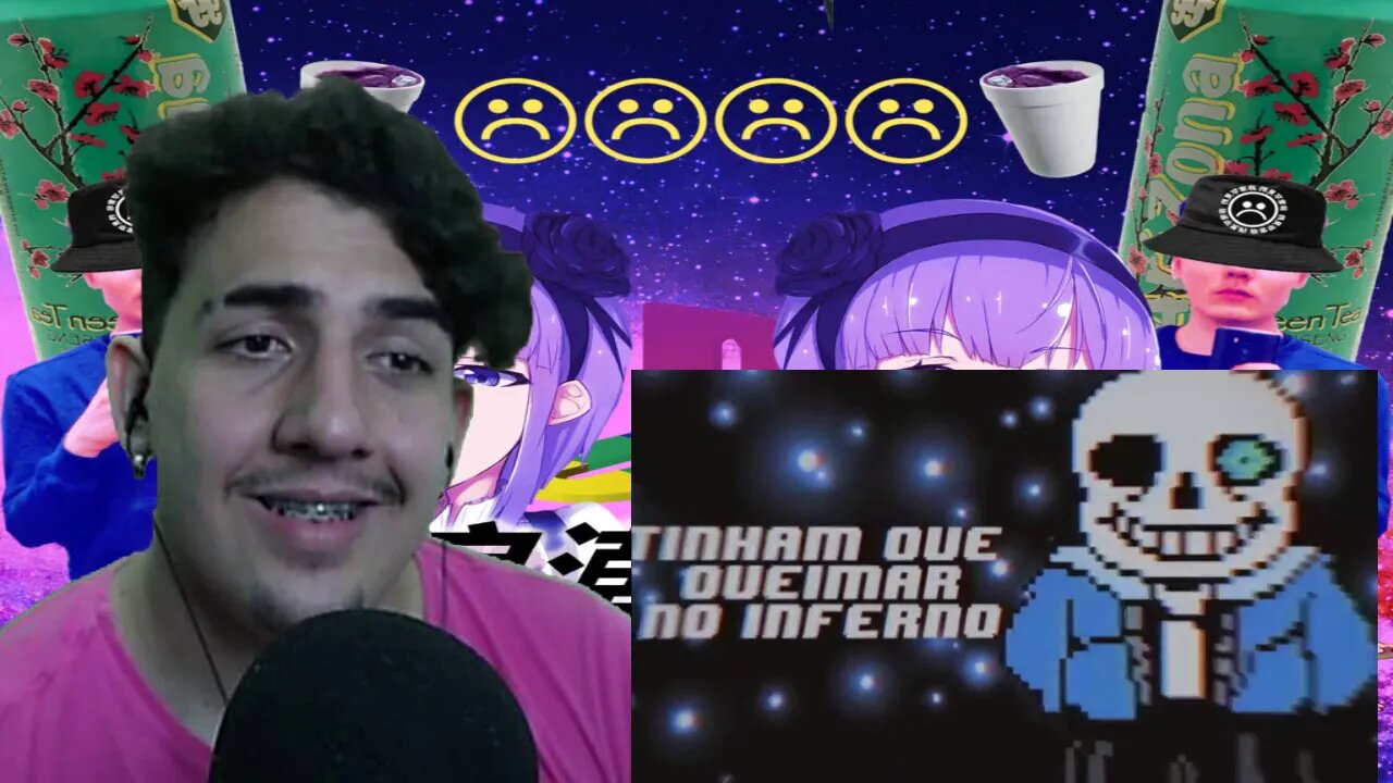 ♫Rap Chara e Sans | Alma Genocida | (UNDERTALE) | Snow Beats e Noah [ React ]