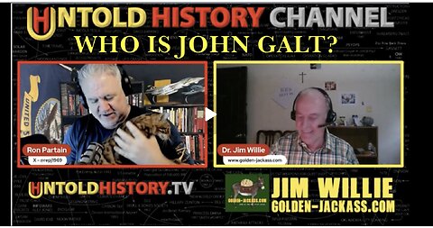 UNTOLD HISTORY CHANNEL W/ Jim Willie IS BACK W/ MORE MAJOR BOMBSHELLS. TY JGANON, SGANON