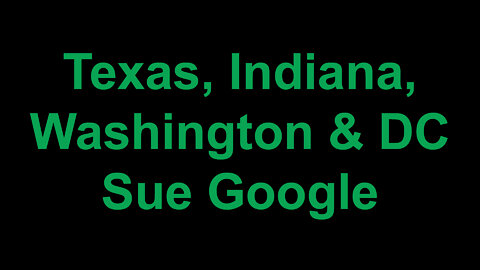 Three States & DC Sue Google