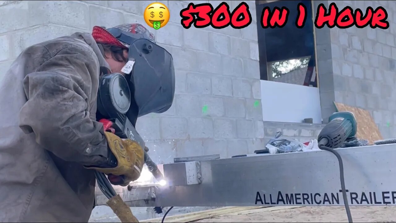 $300 in 1 hour Welding Aluminum in the Field