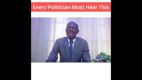 Every Politician Must Hear This || RevAmbassadorPromise