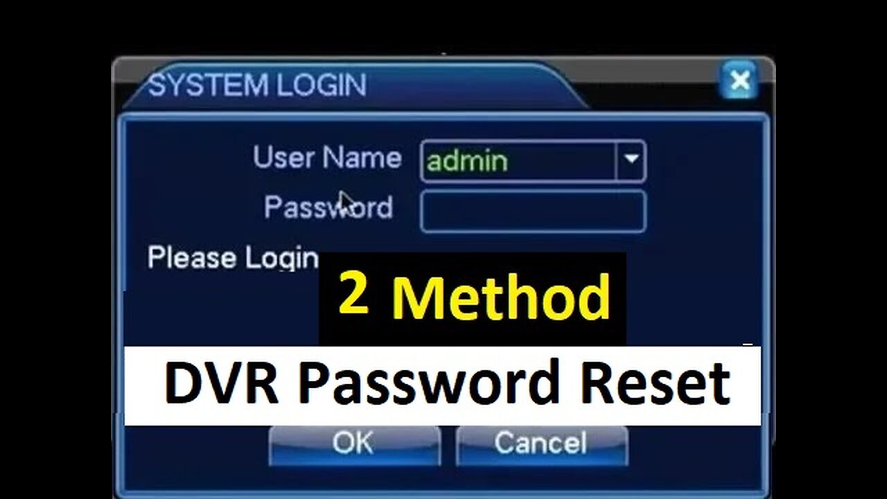 DVR Password Recovery DVR Password | CCTV DVR | 2 Method for Dvr Password Reset