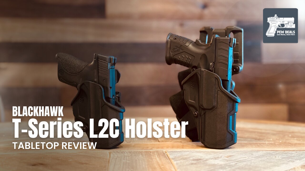 Blackhawk T-Series L2C Holster Review - Best Holster Under $50 #edcgear #everydaycarry #tacticalgear