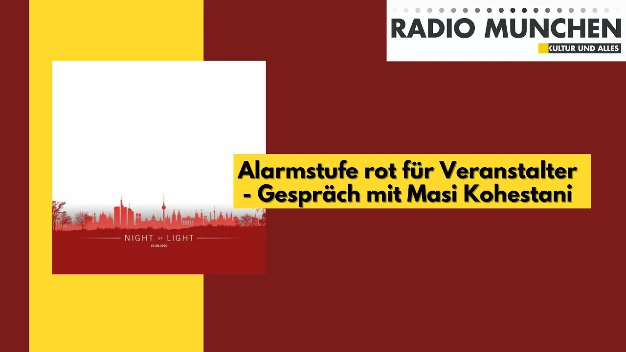 Alarmstufe rot für Veranstalter - Gespräch mit Masi Kohestani | VÖ: 13.07.2020