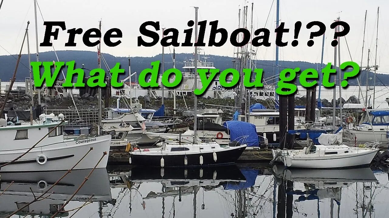 Free West Coast Sailboat! Let's see what we got!