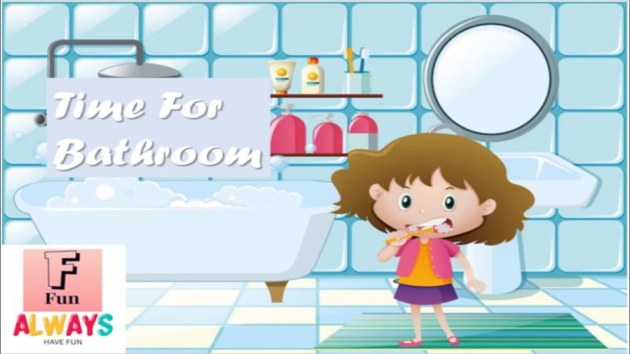 Bath Song | Bathroom Time For Children | bathing song for baby