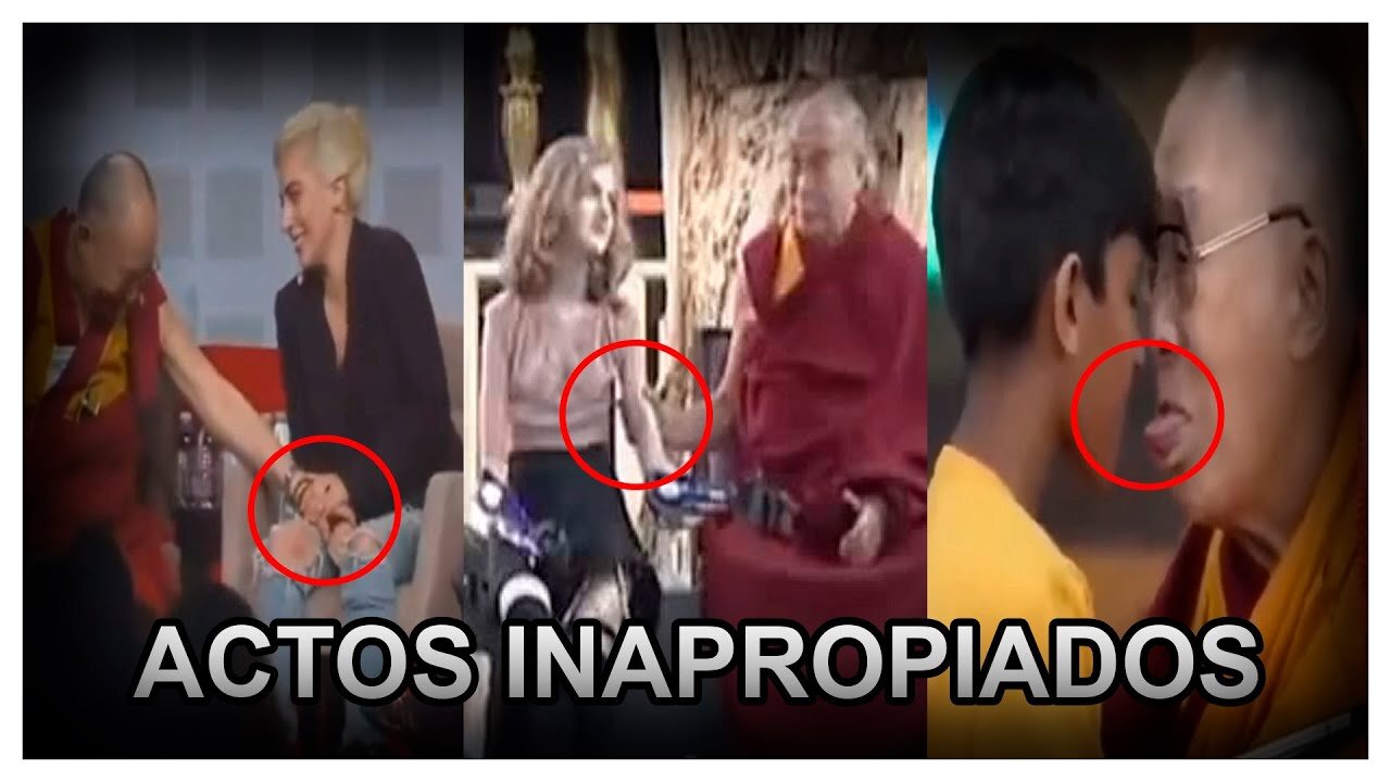 ECCO COSA HA FATTO IL DALAI LAMA DAVANTI ALLE TELECAMERE (VIDEO) CHE è UN PEDOFILO,CANNIBALE E SATANISTA E FA PARTE DELL'AGENDA OCCULTA DELLE ELITES MASSONICHE PAGANE SATASIONISTE TALMUDICHE video a scopo speculativo