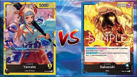 One Piece TCG Yamato Big Mom VS Akainu Sakazuki!!