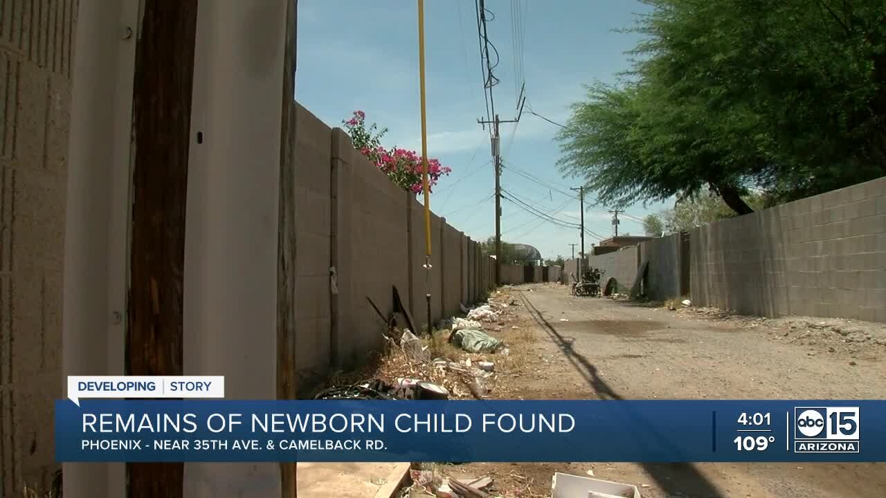 Newborn baby found dead near 35th Avenue and Camelback