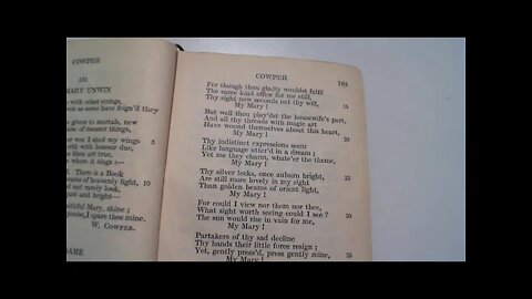 To The Same - W. Cowper