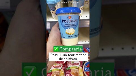 NUTRI NO MERCADO, QUAL REQUEIJÃO EU COMPRARIA?... #Shorts