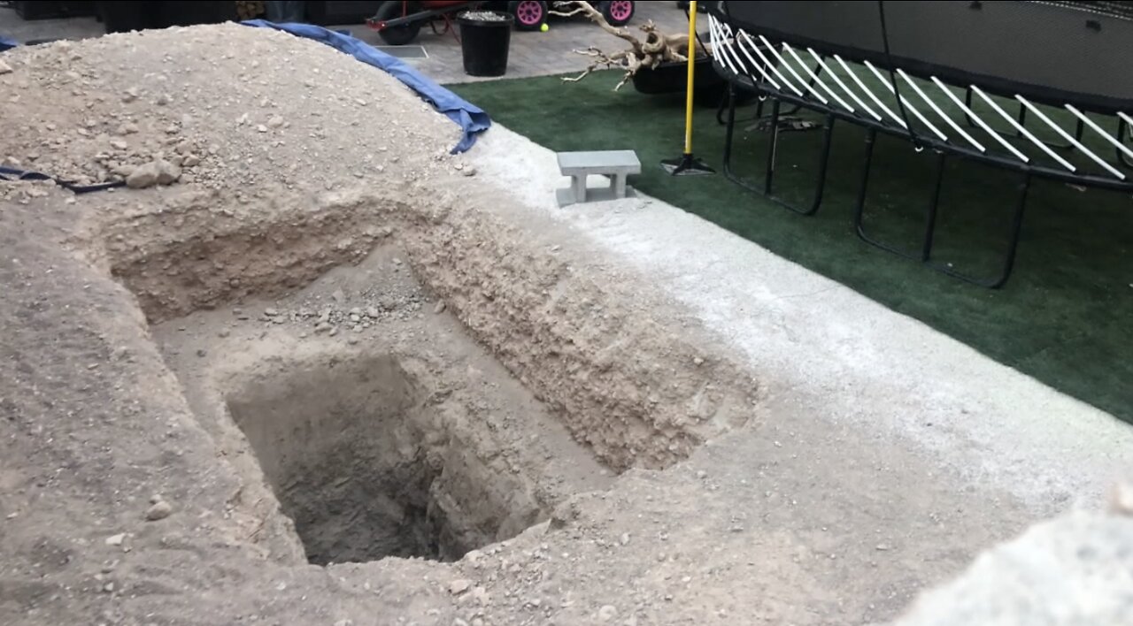 Large hole discovered in Las Vegas backyard where 4-year-old was found in freezer