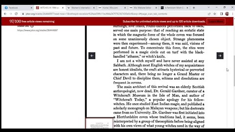 Witches hi-jacked feminism