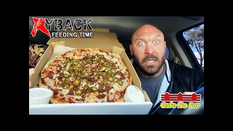 Ryback Feeding Time Cafe No Fur Sausage and Jalapeño Pizza