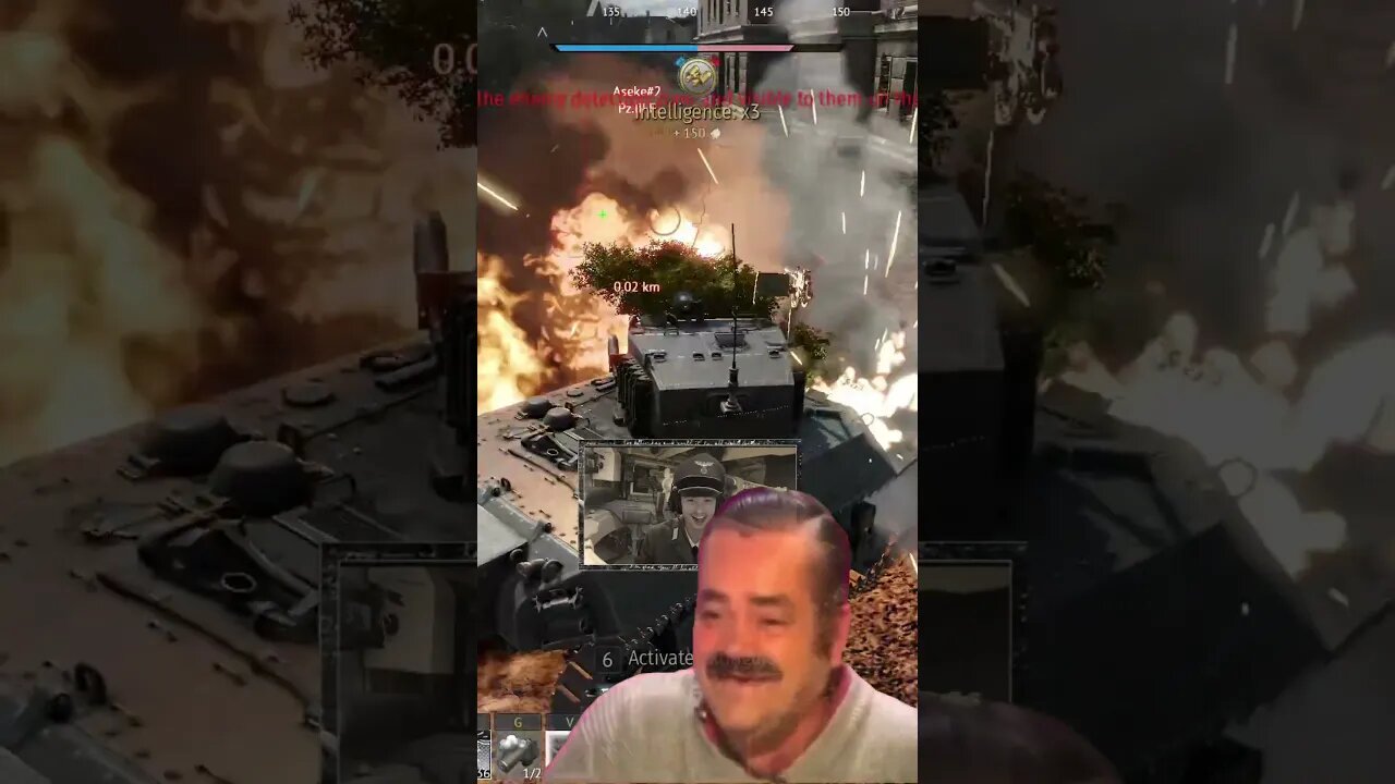 When the power of Idiot luck and RNG is on your side #shorts #warthunder #fyp #tanks #ww2 #funny