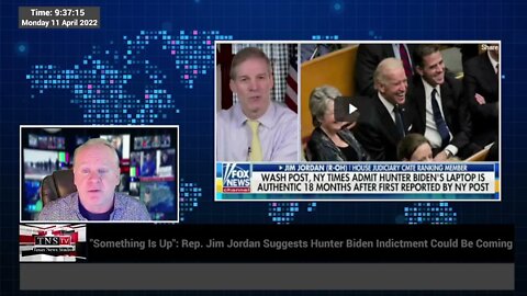 US REP JIM JORDAN SAYS "Something Is Up": Hunter Biden Indictment Could Be Coming