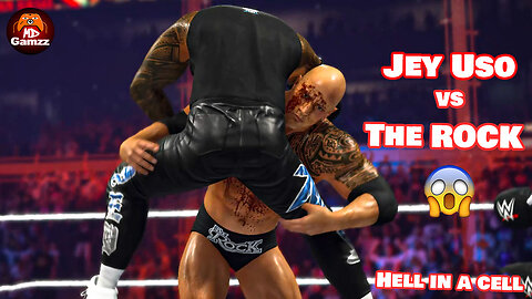 Jey Uso vs. The Rock Hell in a Cell Match WWE