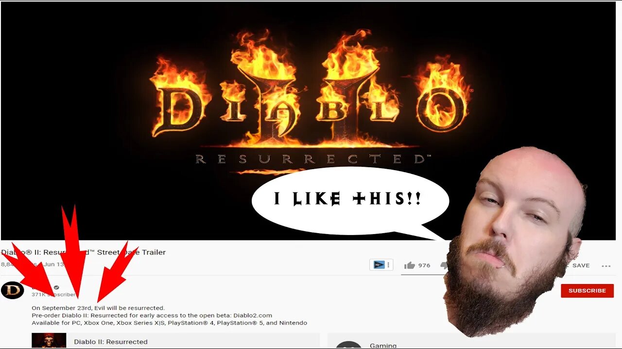 Diablo 2 Resurrected Release Date Announced and Trailer Reaction