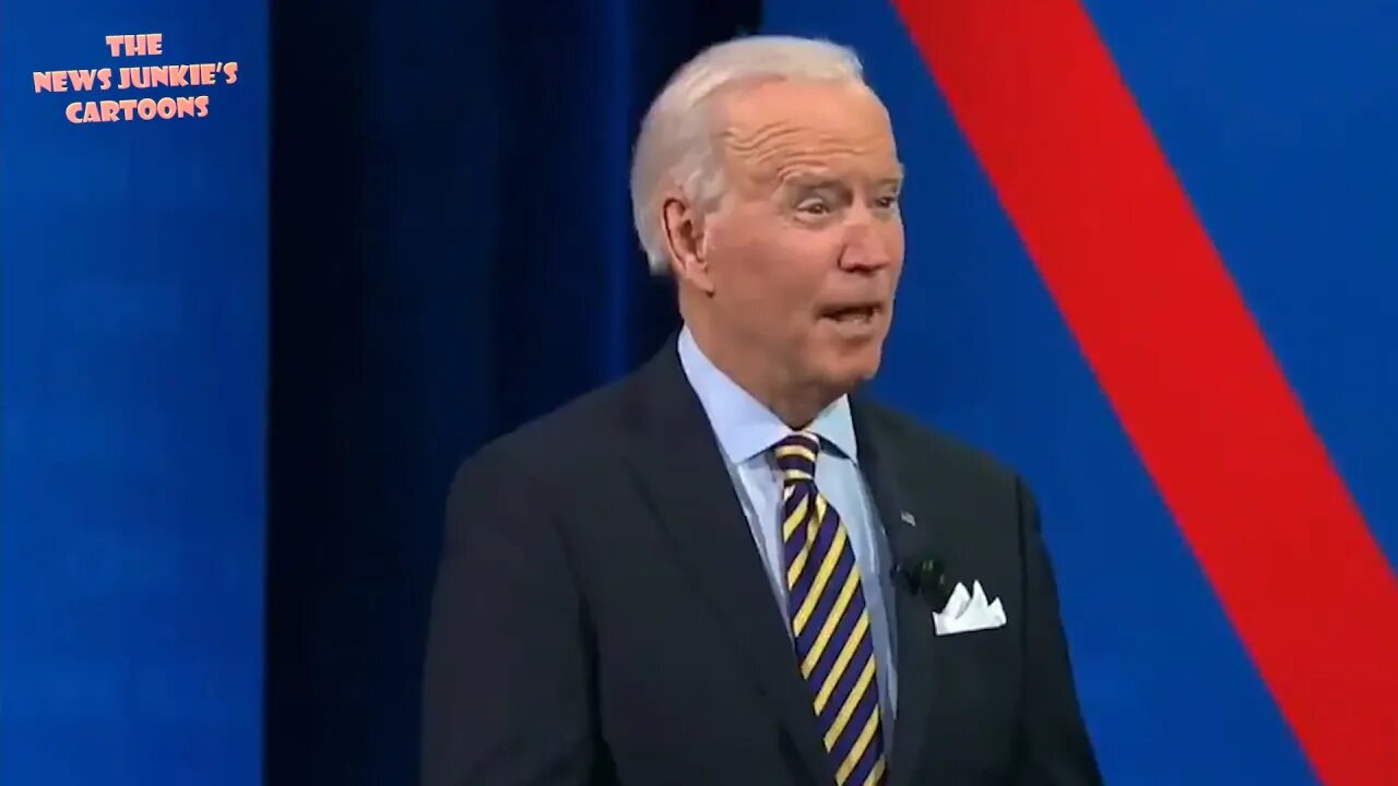 Biden says there was no vaccine when he came into office.