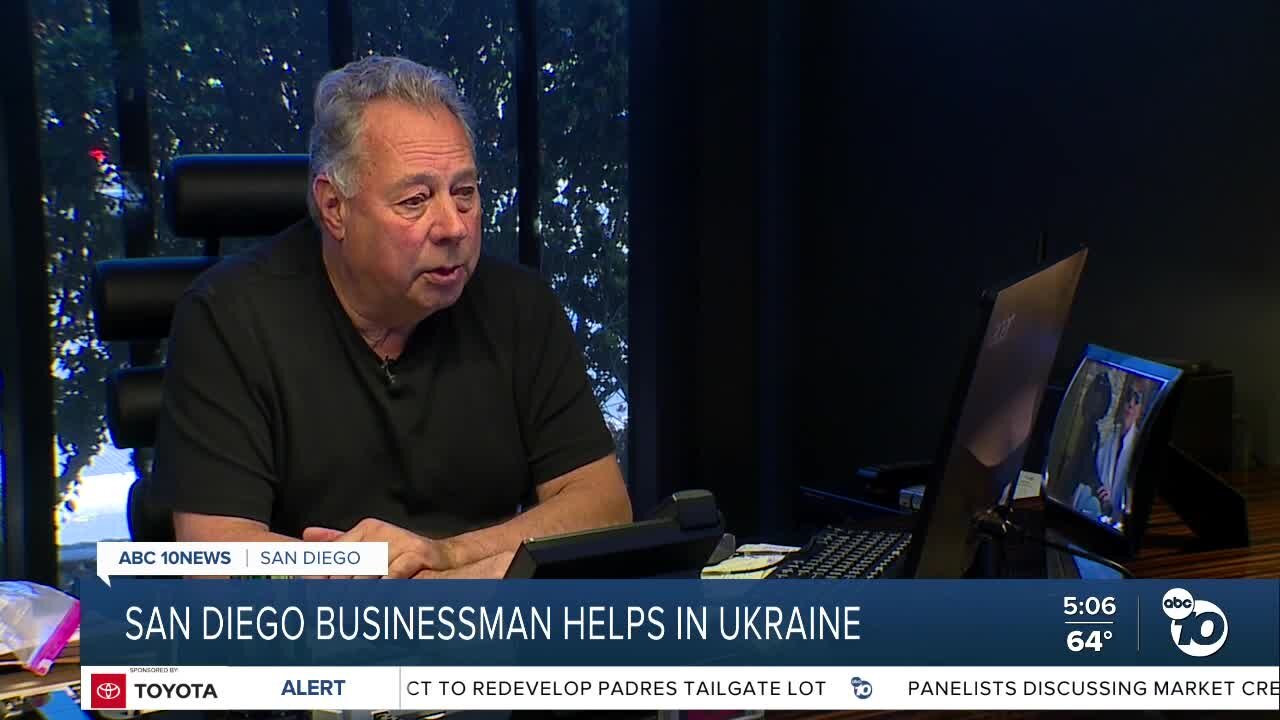 San Diego businessman helps in Ukraine