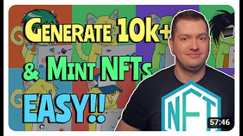 How To Create An ENTIRE NFT Collection (10,000+) In Under 1 Hour Without Coding Knowledge