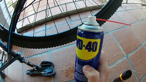 WD-40 Poderoso aliado na manutenção da bike