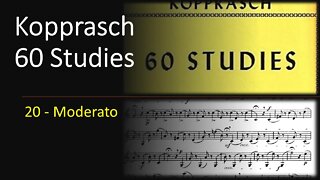 🎺🎺Kopprasch 60 Studies for Trumpet - 20 Moderato