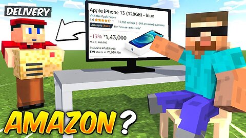 ORDERING PRODUCTS FROM AMAZON in Minecraft