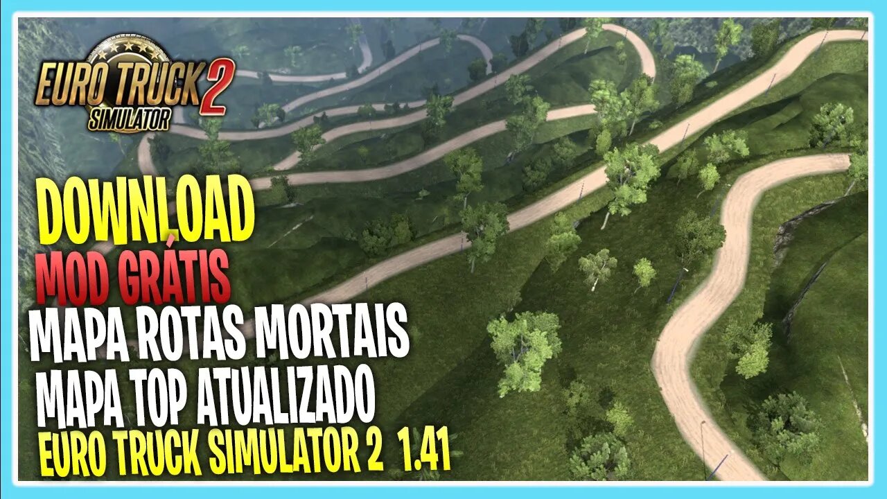 Mods ETS2 MAPA ROTAS MORTAIS ATUALIZADO PARA EURO TRUCK SIMULATOR 2 1.41