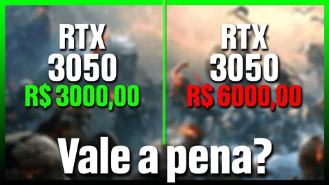 RTX 3050 Simples VS TOP de Linha