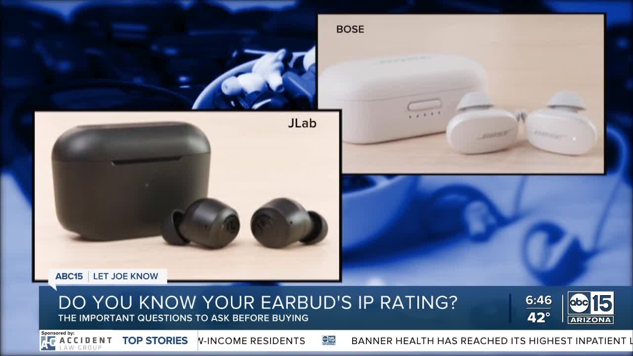 Do you know your earbuds' IP rating?