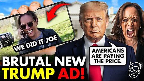 Trump BREAKS Internet With Genius Ad of Kamala CELEBRATING DESTRUCTION of America