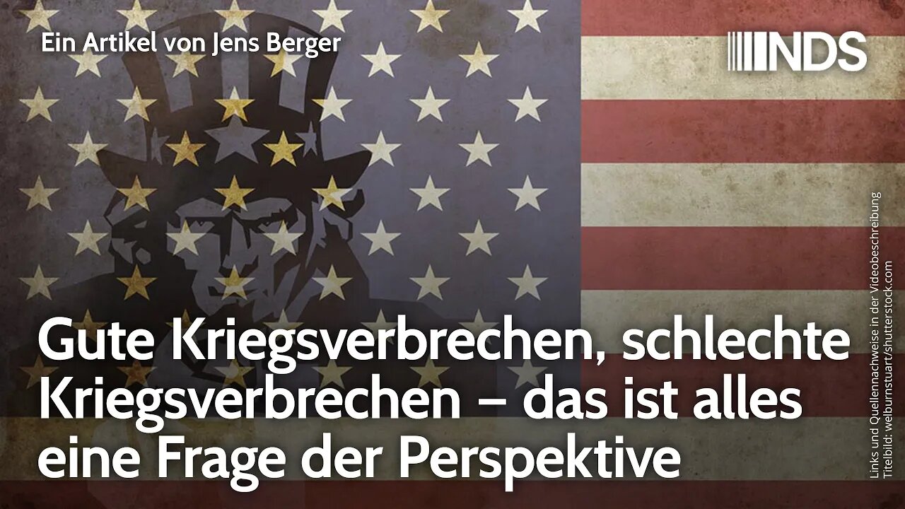 Gute Kriegsverbrechen, schlechte Kriegsverbrechen – alles eine Frage der Perspektive | Jens Berger