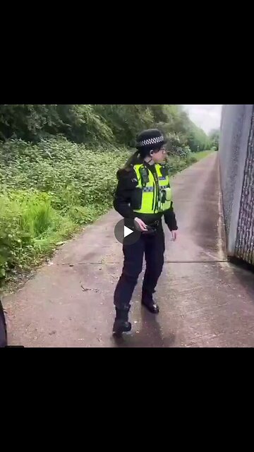 British police are completely powerless to stop far-left protesters from marching...