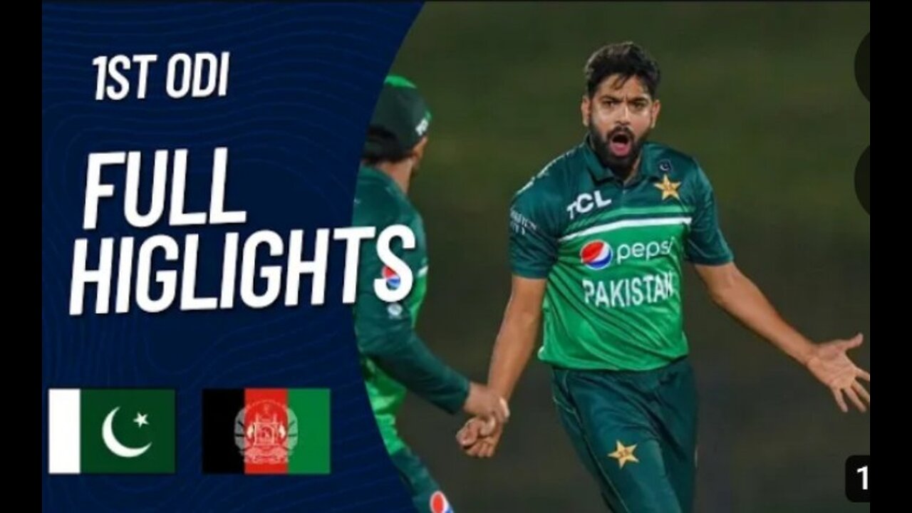 1st ODI cricket match Pakistan VS Afghanistan full highlights