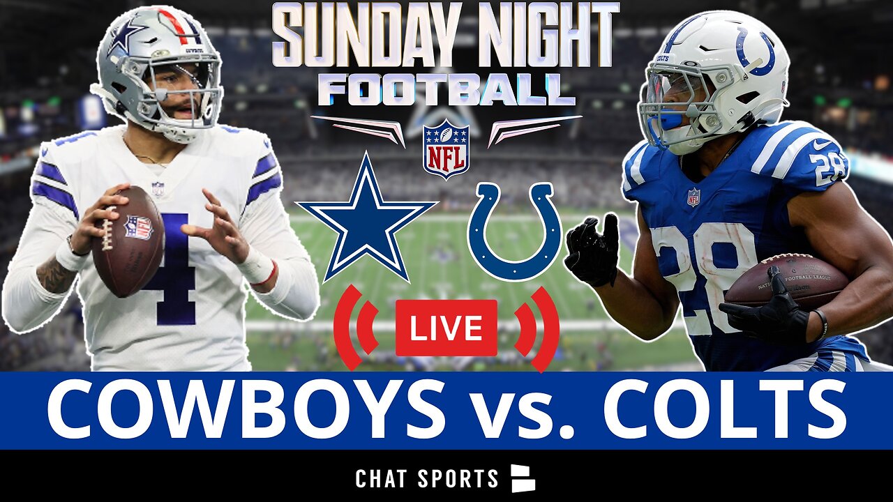 Cowboys vs. Colts Live Streaming Scoreboard, Play-By-Play, Highlights & Stats