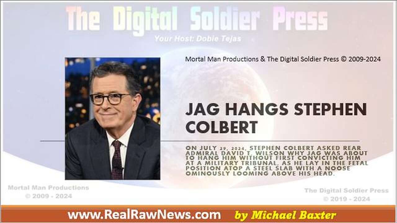 JAG Hangs Stephen Colbert