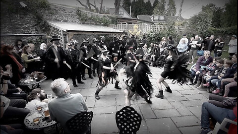 Beltane Border Morris - Dilwyn -The Bay Horse, Totnes-St. George's Day 2016