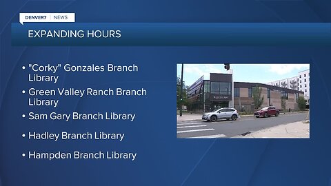 5 Denver libraries expanding hours