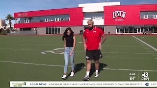 100-YARDS WITH UNLV JULIO GARCIA