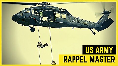 The US Army Rappel Master Course