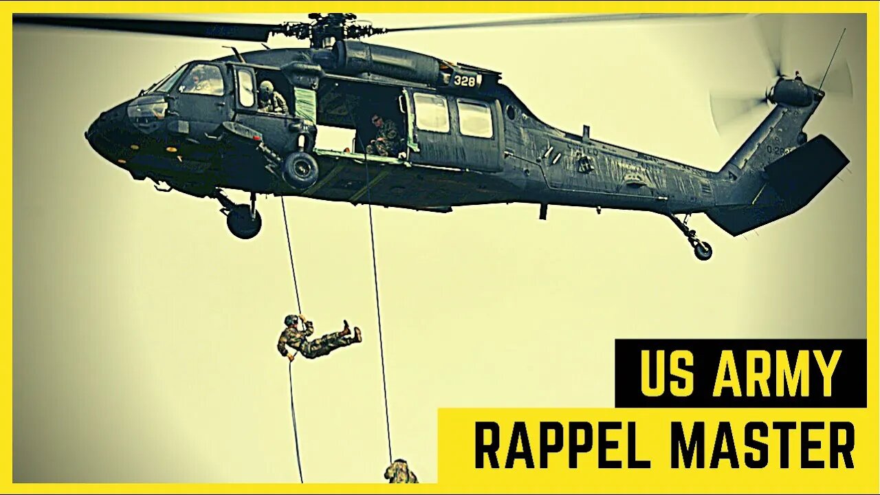 The US Army Rappel Master Course